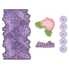 Sizzix Thinlits By 49 & Market / Vicki Boutin - Lovely Lace